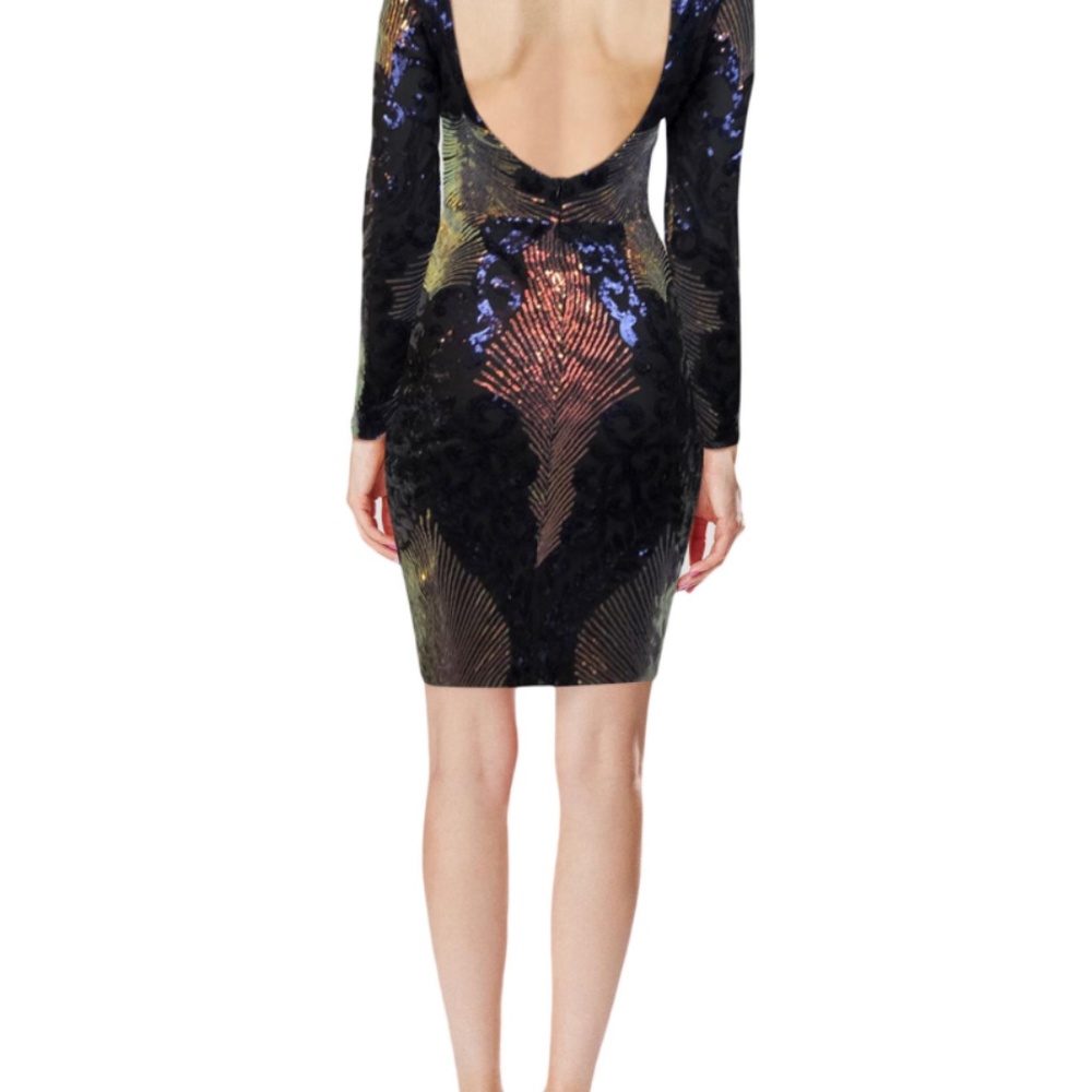 Sonja By Sonja Morgan Women's Madison Multi Color Sequin Dress